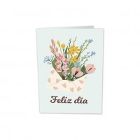 TARJETA C/SEMILLA FELIZ DIA  