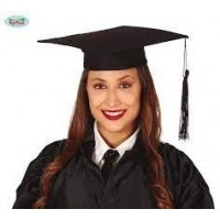 SOMBRERO ADULTO ESTUDIANTE 30X30CM