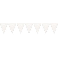   BANDERIN PL TRIANGULO BLANCO 25MT
