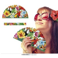 ABANICO DISEÑO EXOTICO HAWAI