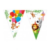   BANDERIN TRIANG.ANIMAL JUNGLA 2,3