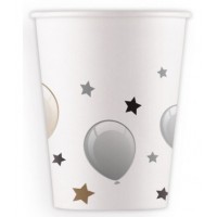   8 VASOS CARTON CUMPLEAÑOS 200ML