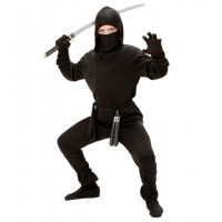 DISFRAZ INFANTIL 14A16AÑOS NINJA NEGRO