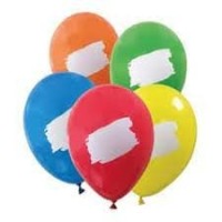 6 GLOBOS 11" MULTICOLOR PERSONALIZADOS