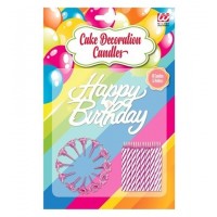 BLISTER HAPPY BIRTHDAY VELAS C/SOPORTE