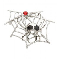 BROCHE TELARAÑA CON ARAÑA