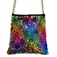 BOLSO REVERSIBLE ARCO IRIS/ORO LENTEJUEL