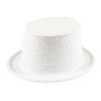   SOMBRERO COPA PL GLITTER BLANCO