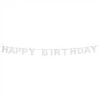 GUIRNALDA GLITTER H. BIRTHDAY PLATA 2MT