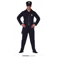DISFRAZ T-L POLICIA AZUL