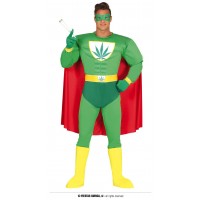 DISFRAZ T-M SUPER HEROE CANABIS