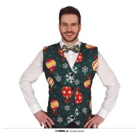 CHALECO ADULTO T-UNICA BOLAS NAVIDAD