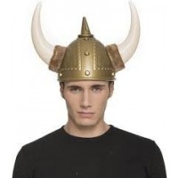 CASCO ADULTO CUERNO VIKINGO