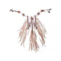 COLLAR ADULTO INDIO BLANCO