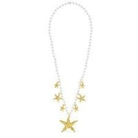 COLLAR SIRENA ESTRELLAS DE MAR ORO