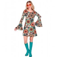  DISFRAZ T-XS VESTIDO MODA AÑOS 60