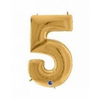   GLOBO 64" FOIL FORMA N5 ORO