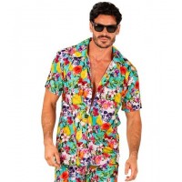 CAMISA T-L/XL CHICO HAWAIANO MULTICOLO