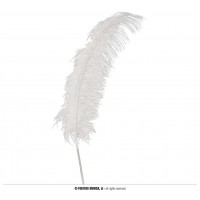   PLUMA AVESTRUZ BLANCA 50CM