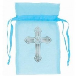 PAQ.12/U BOLSA GASA COMUNION CELESTE