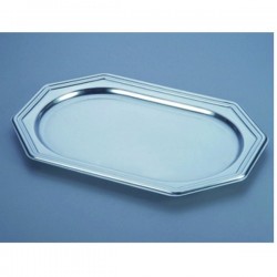   BANDEJA OCTOGON PLATA 24,5X34,5CM