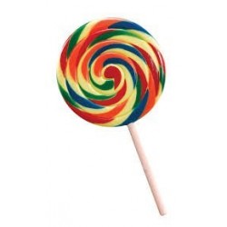 PIRULETA PL CARAMELO COLORES 23CM
