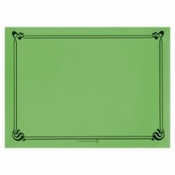 1000 MANTELINES CELU VERDE 31X43CM