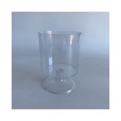 $D   VASO CILINDRICO CON BASE 12X12CM