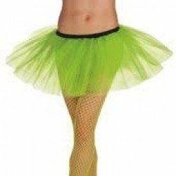 TUTU ADULTO T-M/L CORTO VERDE NEON 40CM