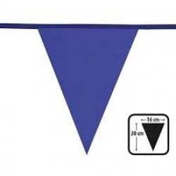   BANDERIN PAPEL GLITTER AZUL 6MT