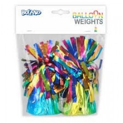 $ 2 PESOS GLOBO METAL MULTICOLOR 170GR