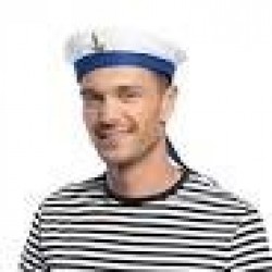GORRA ADULTO MARINERO CINTA AZUL