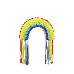 PIÑATA PALO FORMA ARCOIRIS 23X35CM