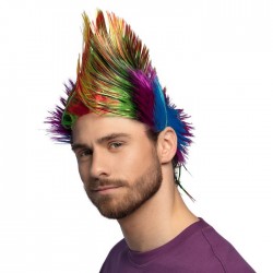 PELUCA HOMBRE PUNKY MULTICOLOR