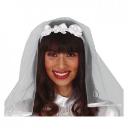 DIADEMA NOVIA CON VELA
