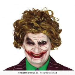 PELUCA MELENA PAYASO SONRIENTE VERDE
