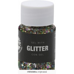 BOTE GLITTER GEL MULTICOLOR 20GR