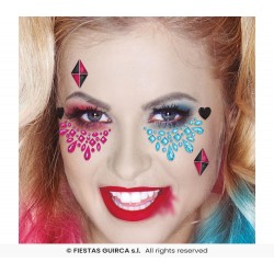 JOYAS FACIALES ADHESIVAS CHICA PELIGRO
