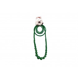 COLLAR PULSERA PENDIENTE SEVILLANA VERDE