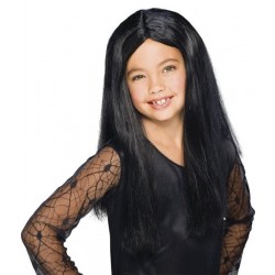 PELUCA INFANTIL LARGA NEGRA BRUJITA