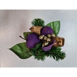PICK MANAZANA BOLA MORADO/ORO