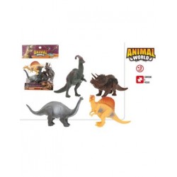 BOLSA 4 FIGURAS DINOSAURIOS