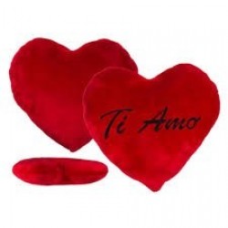 COJIN CORAZON XXL PELUCHE TI AMO 60CM