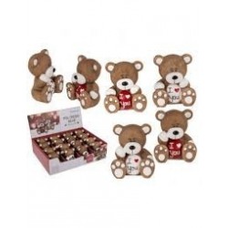 FIGURA OSO PELUCHE ILOVE 6CM