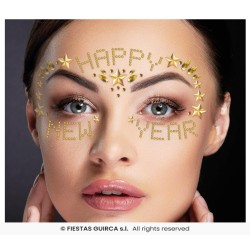 JOYAS FACIALES HAPPY NEW YEAR ORO