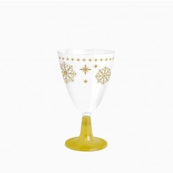   4 COPAS VINO PL S.FRIO ORO 220CC