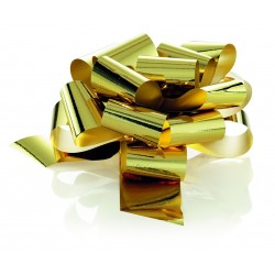   5 LAZOS AUT.100MM METAL ORO