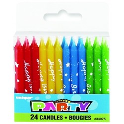 PAQ.24/U VELA H.BIRTHDAY COL.SURT 6CM