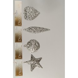 1/U ORNAMENTO PLATA LABRADO SURTIDO