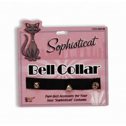   COLLAR CASCABEL GLAMOUR NEGRO